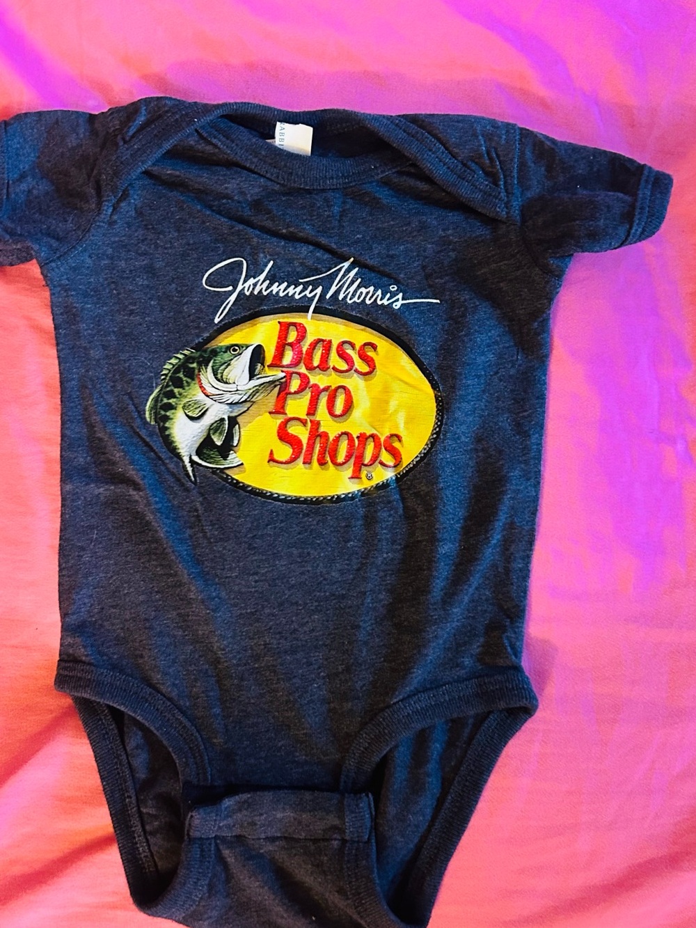Bass Pro Shops Gray Baby Bodysuit